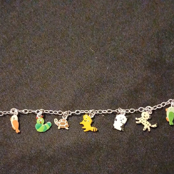 Sterling Silver Pet Charm Bracelet - Picture 1 of 5